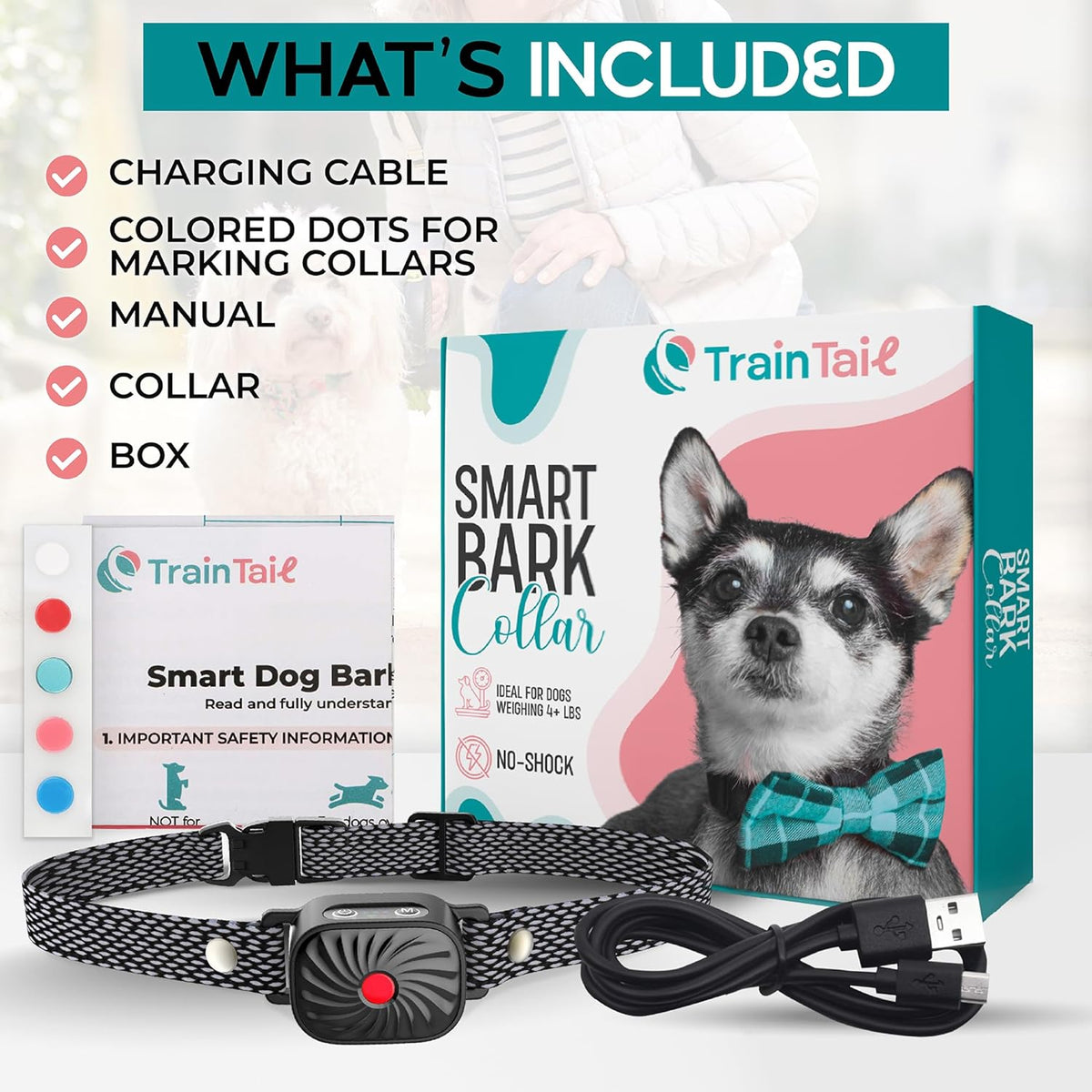 BarkEase Anti-Blaf Halsband | Voor Kleine Honden