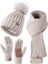 FrostyGrace | Warme Wintersset – Beschermt Hoofd, Hals & Handen