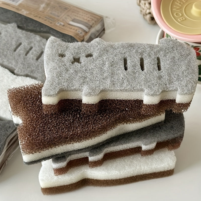 Purrfect Clean Katten Sponzenset – Duurzaam, Schattig en Superfunctioneel