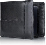 Premium RFID-blokkerende Lederen Bifold Portemonnee voor Heren - SlimArmor
