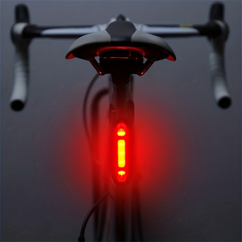 SafeRide LED Achterlicht – USB Oplaadbaar en Helder