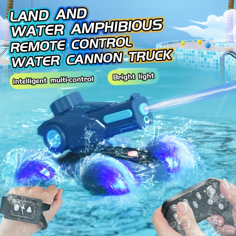 SplashRider Amfibische RC Waterkanon Truck – Spetterend Speelplezier