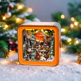 Sfeervolle 3D Kersthuis Lichtschaal - Warm LED Licht en Unieke Decoratie