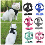 Reflecterend Kattenharnas en Riemset – Ideaal voor Wandelen en Training