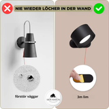 Wandlamp LumiScandi | Draadloos & Oplaadbaar | Scandinavisch Design | Eikenhout