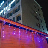 Quntis 50m (164FT) Buiten Waterdichte LED Kerstgordijnverlichting – 36V Laagspannings Festival IJspegels voor Evenement- en Feestdecoratie