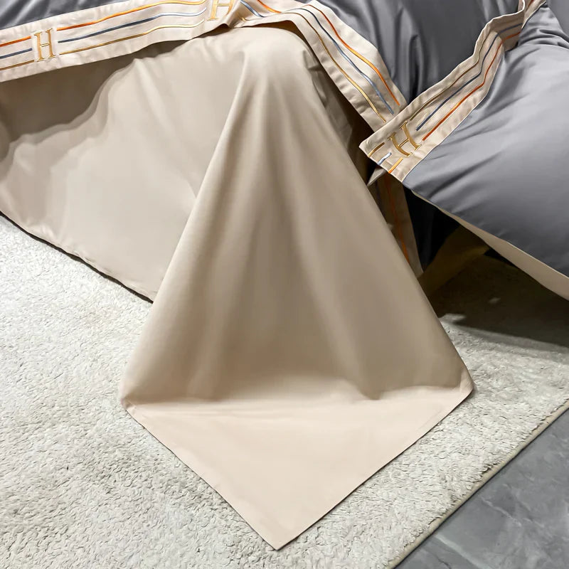 Luxe Satijnen Dekbedovertrek 4-delig Set - OpulenceSleep