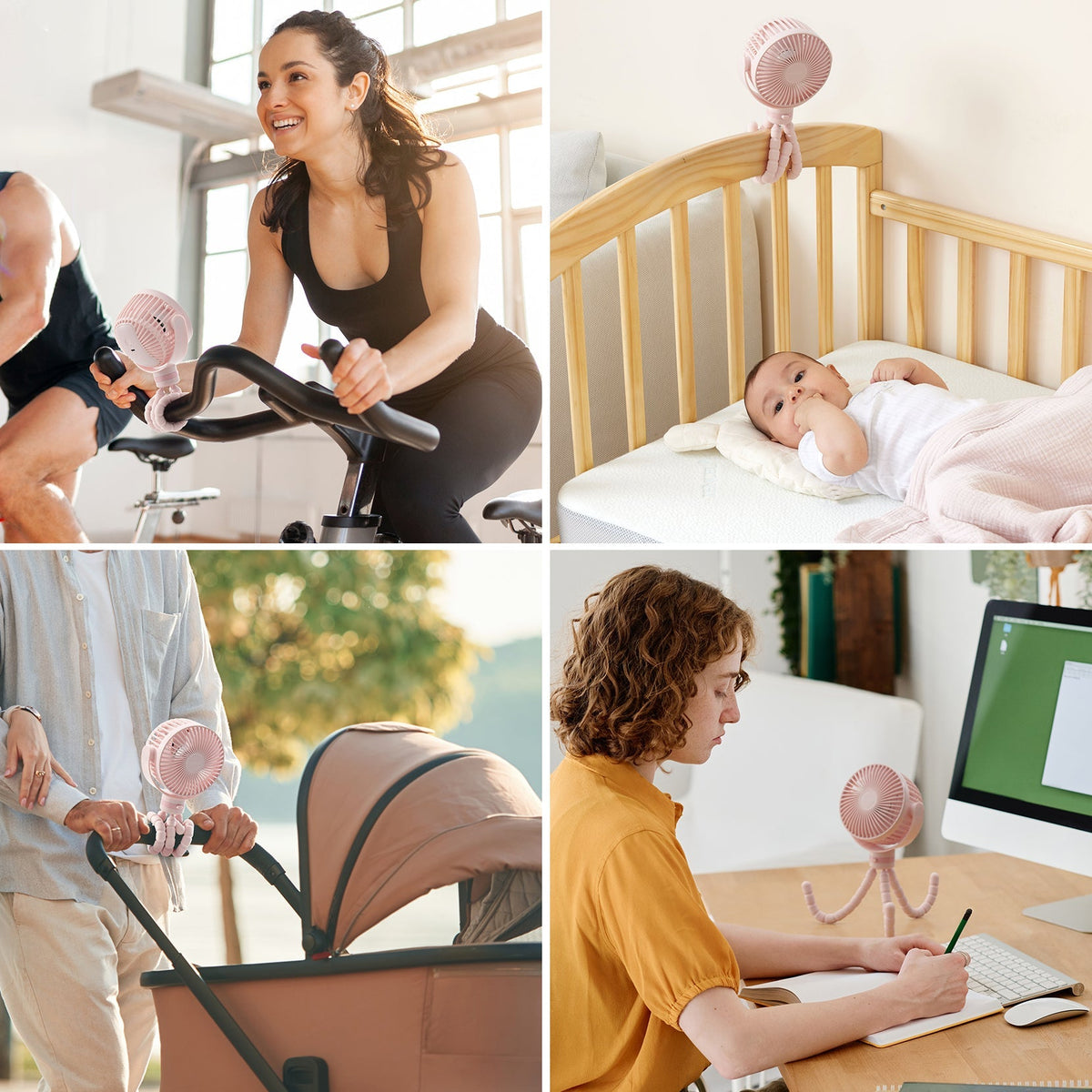 USB Oplaadbare Handheld Koelventilator voor Reizen