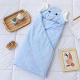 Schattige Kinderbadhanddoek - Voor Badplezier met een Knuffelbare Hoed