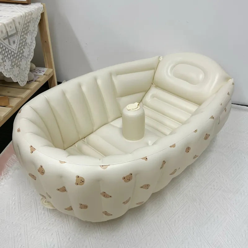 Opblaasbaar Baby-Bad voor Reizen – BubbleNest