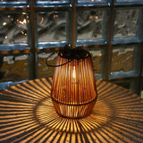 Zonne-energie Woven Lantaarns – Elegante Hangende Verlichting voor Tuin en Patio