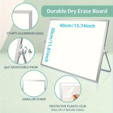 MagniBoard Magnetisch Whiteboard - Draagbaar en Dubbelzijdig met Standaard