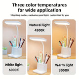 Slimme Oplaadbare LED Bureaulamp met Verstelbare Verlichting – Perfect voor Lezen en Werken