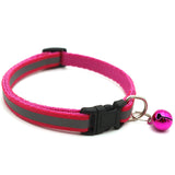 Reflecterende Kattenhalsband met AirTag Houder en Bel – Verstelbare Halsband voor Nachtzichtbaarheid