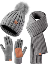 FrostyGrace | Warme Wintersset – Beschermt Hoofd, Hals & Handen