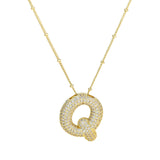 Diamanten Ketting met Letter
