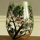 Sandsberg | Wijnglas Four Seasons Tree - handgeschilderde Kunst