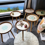 Scandinavische Rattan-Bijzettafel - Elin