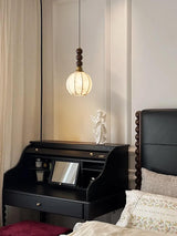 Hanglamp met Glas - Hout & Metaal