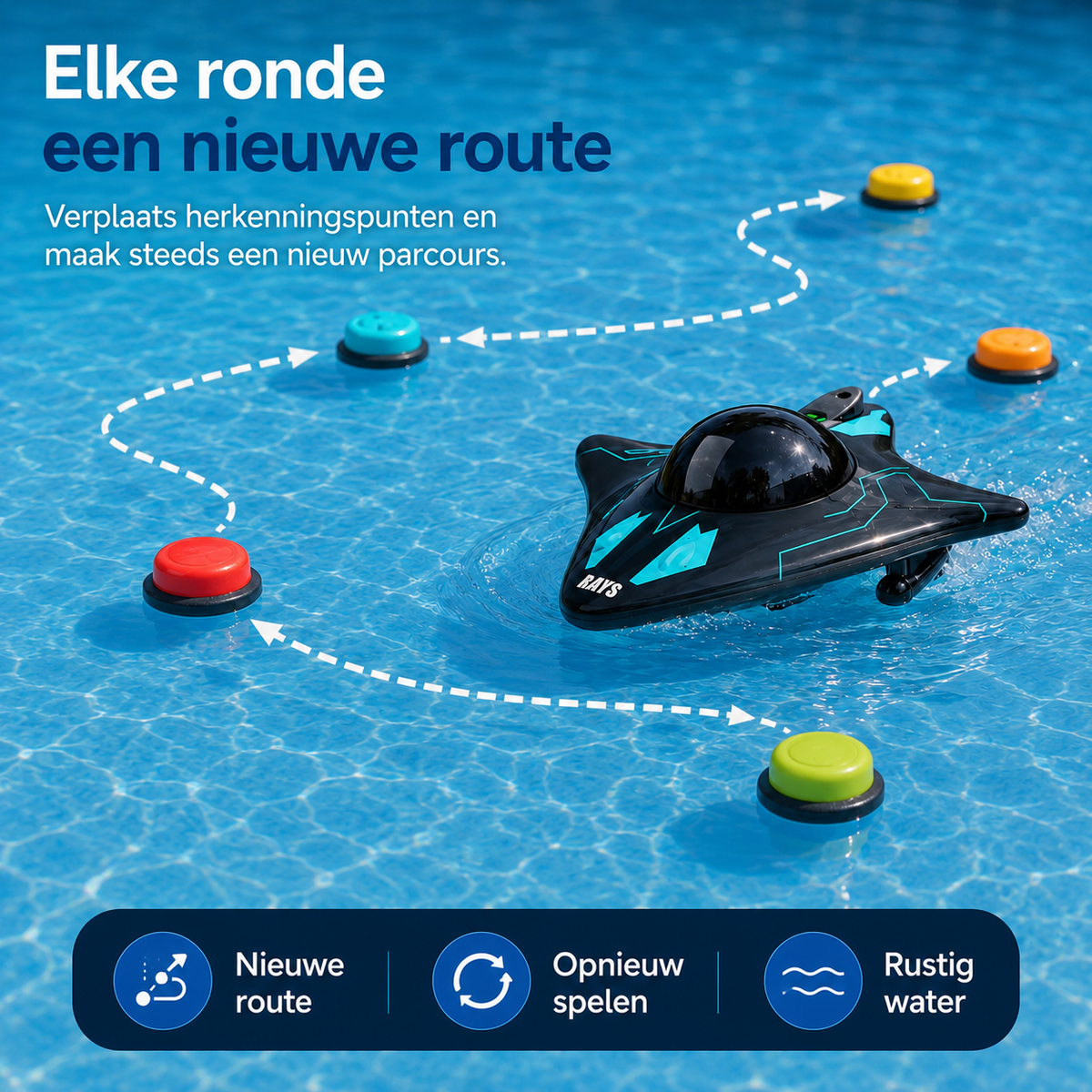 RC MissionBoot – Interactief Parcoursvaren via Smartphone