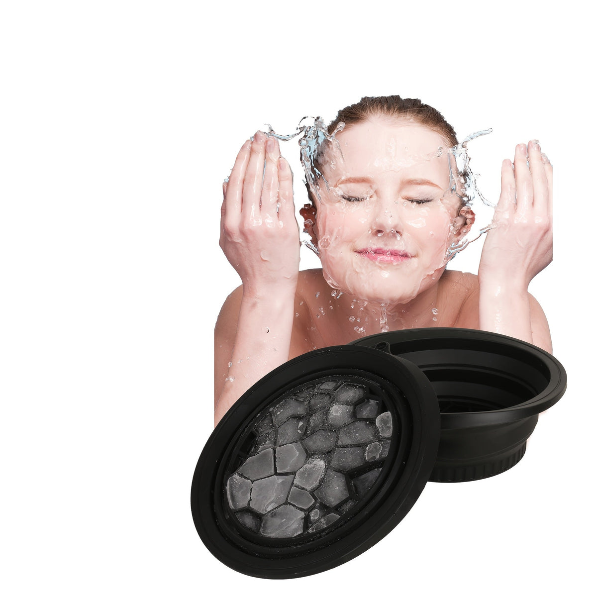 FlexiCool Siliconen Ijsbakje – Handig en Compact voor Verfrissende Badjes