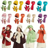 Winter Bliss Set - Muts, Sjaal en Handschoenen voor Koppels - Warm en Stijlvol