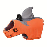 Reflecterende Shark Hondenzwempak – Veiligheidsvest voor Huisdieren met Handgreep en Verstelbare Riemen