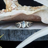 Stijlvolle Maansteen Statement Ring – Iris