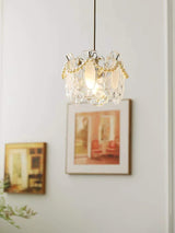 Bloemen Glas Hanglamp - Elegant Design