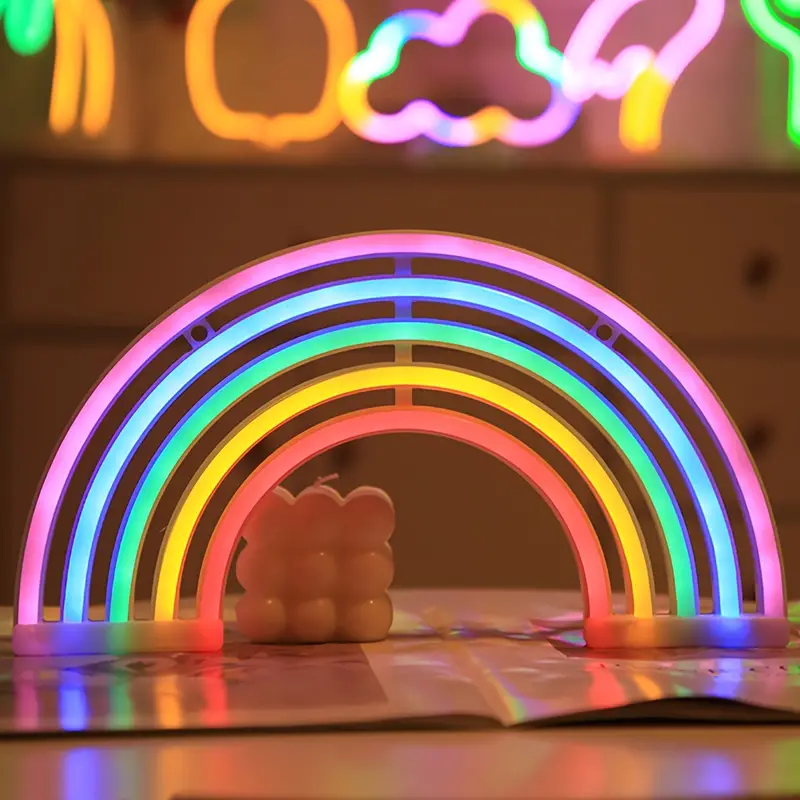 Regenboog Nachtlamp - RadiantArc