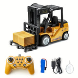 Zware Duty Afstandsbediening Heftruck – 1:24 Schaal met Lichten & Trailer