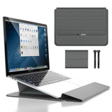 Opvouwbare beschermende tas–standaard 2-in-1 voor laptop | Premium hoes met standaardfunctie