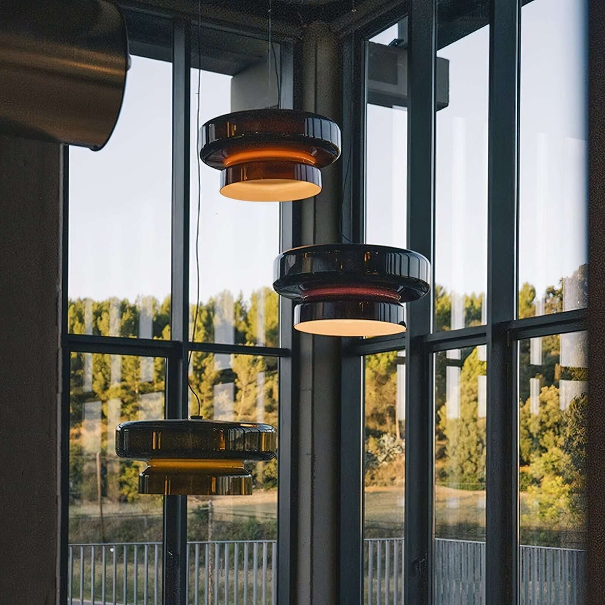 Bohemien Stijl Hanglamp - Glas & Metaal LED