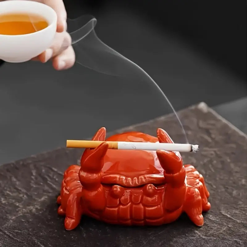 Asbak - Crabique - Keramisch ontwerp - Schattige decoratie