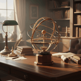 NINEORBIT – Messing Zonnestelsel Display met 5 Precisie Gemaakte Planeten
