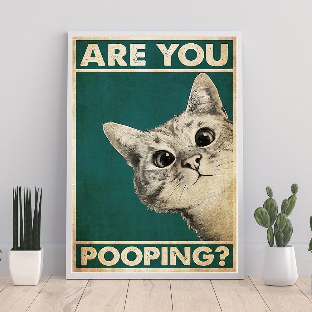 Are You Canvas | De leukste en grappigste canvas voor op het toilet!