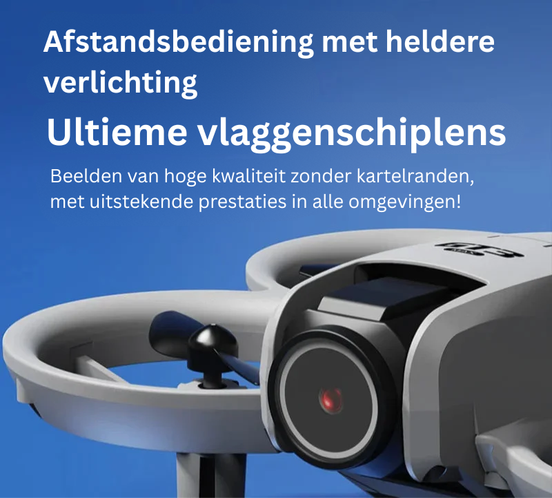 AeroPro i 8K UHD Professionele Drone 5G GPS Opvouwbare RC 18000M | Drone | Brushless Drone met Hindernisvermijding & Afstandsbediening