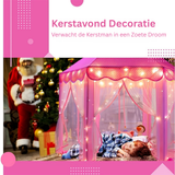 Prinsessen Speeltent met Sterrenverlichting – Perfect voor Binnen- of Buitenspelen