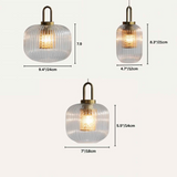 Tosqa Hanglamp – Elegante Gestreepte Glazen Ontwerp voor Sfeerverlichting