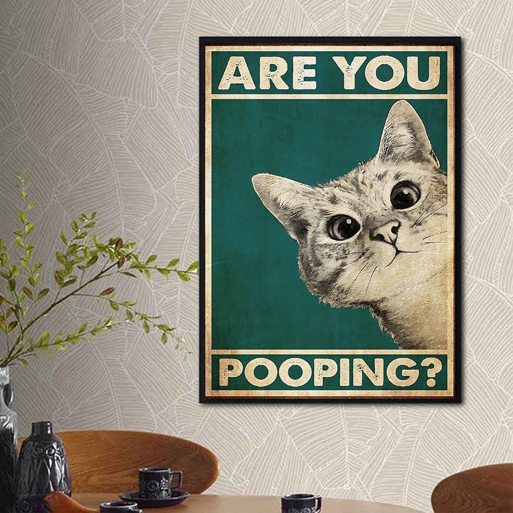 Are You Canvas | De leukste en grappigste canvas voor op het toilet!