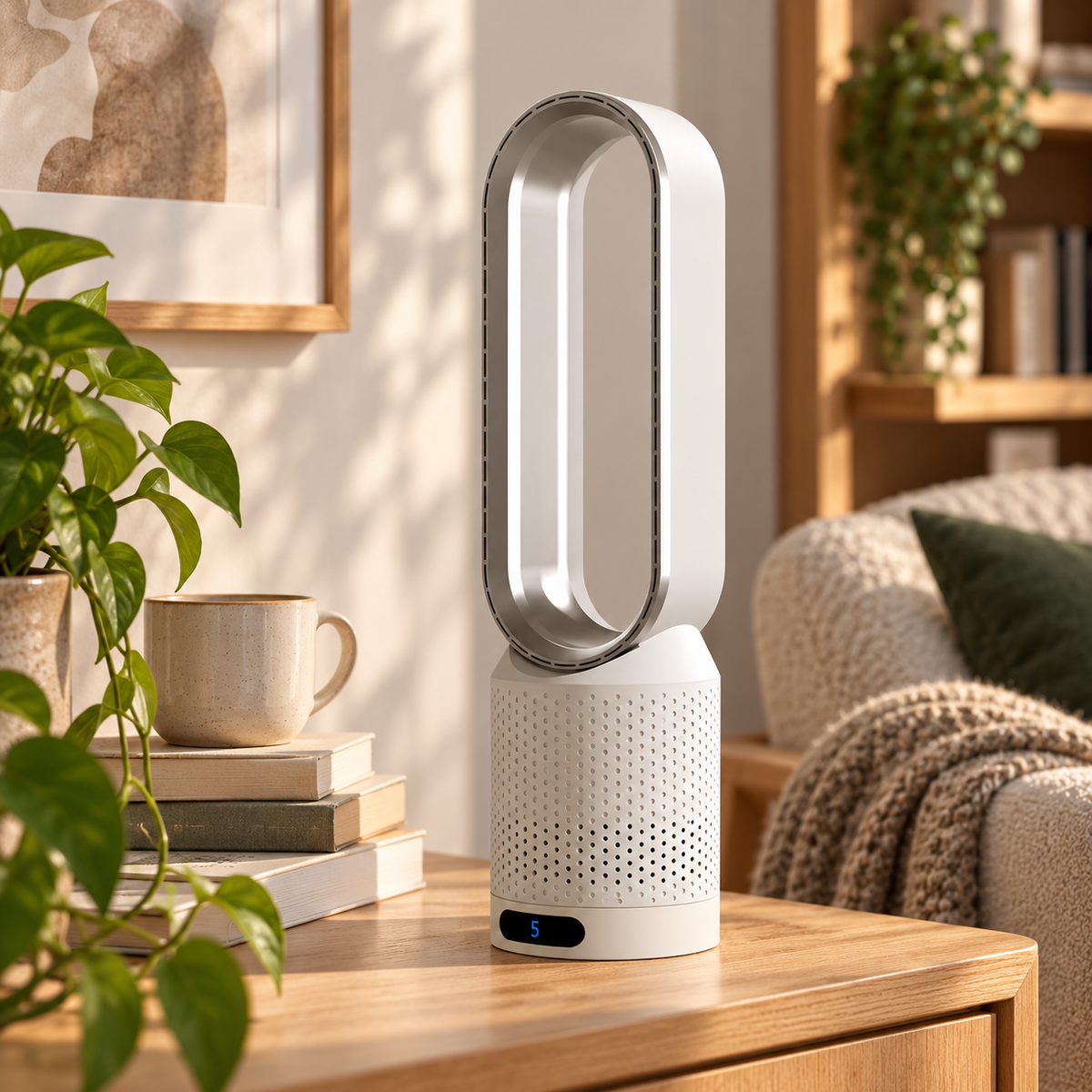 AirPure – Ultrafijne torenventilator zonder blad (< 32 dB)