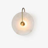 Alabaster LED Wandlamp – Elegant en Rustig Licht