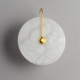 Alabaster LED Wandlamp – Elegant en Rustig Licht