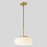 Moderne Koperen Glazen Kroonluchter – Vintage-geïnspireerd Elegante Plafondlamp