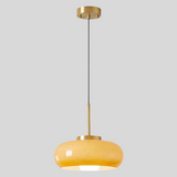 Moderne Koperen Glazen Kroonluchter – Vintage-geïnspireerd Elegante Plafondlamp