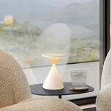 Aeron Hourglass Dimbare LED Tafellamp – Elegant en Kabelvrij Licht