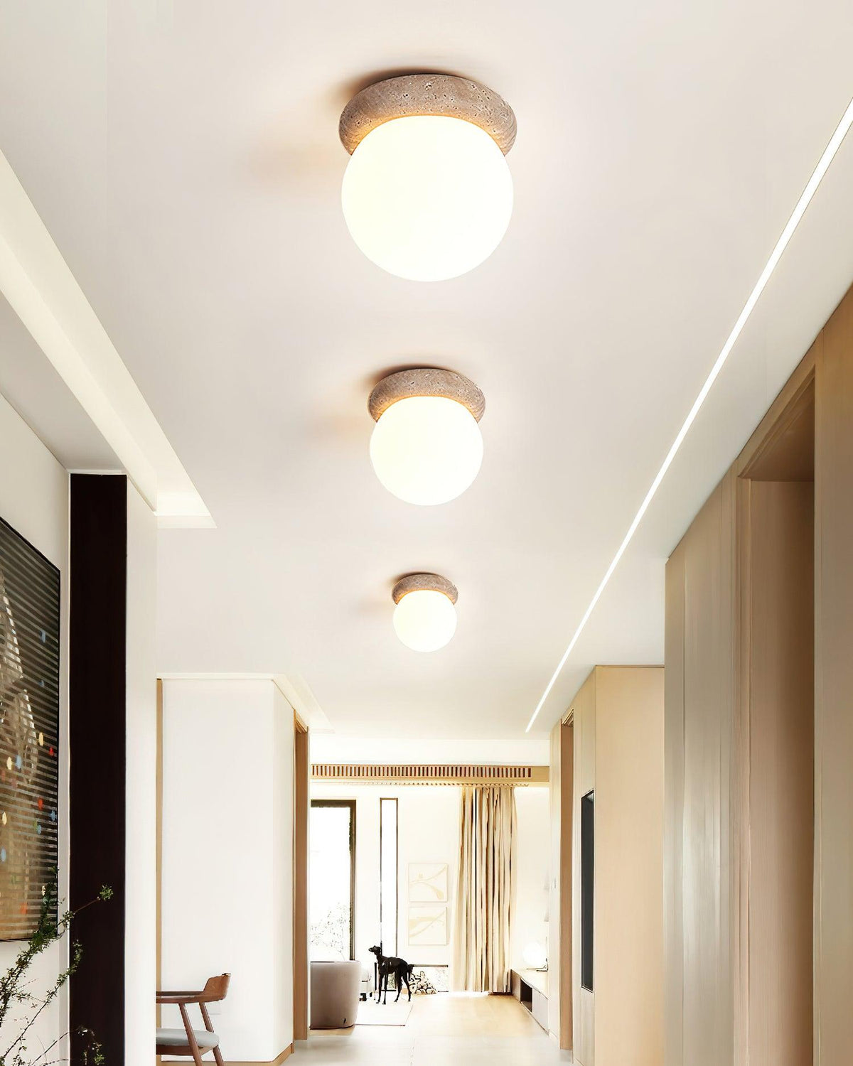 Asteroïde Plafondlamp 6.3"
