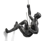 Wandsculptuur ClimbArtis | Symbool voor Kracht & Groei | Handgemaakt van Hars & IJzerdraad