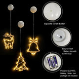 WINTERBEAM – LED-Kerstverlichting met zuignappen voor glas en spiegels