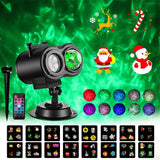 LUMIPROJ – Buiten Kerstlicht Projector met 16 Feestmotieven
